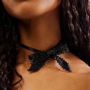 Free People Backstage Pass Choker Black